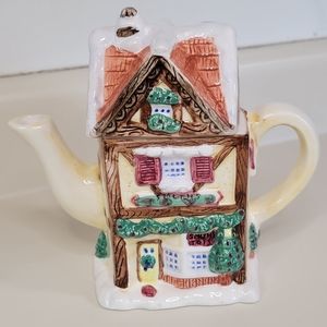 Vintage Tea Pot Christmas Toy Store Collectible Handpainted by Cardinal Inc